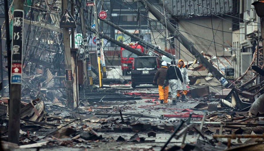 ارتفاع حصيلة ضحايا زلزال اليابان إلى