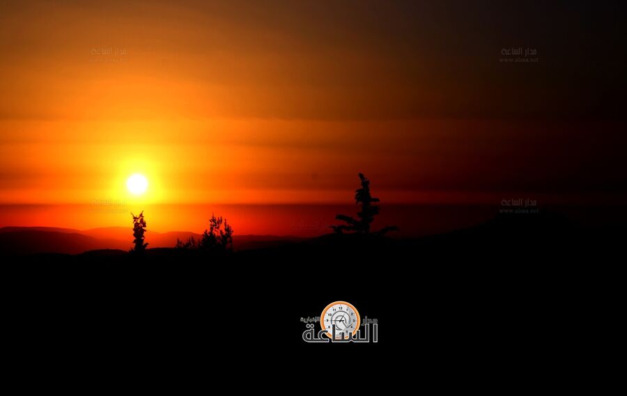 وقت الغروب بعدسة مدار الساعة.. سحر