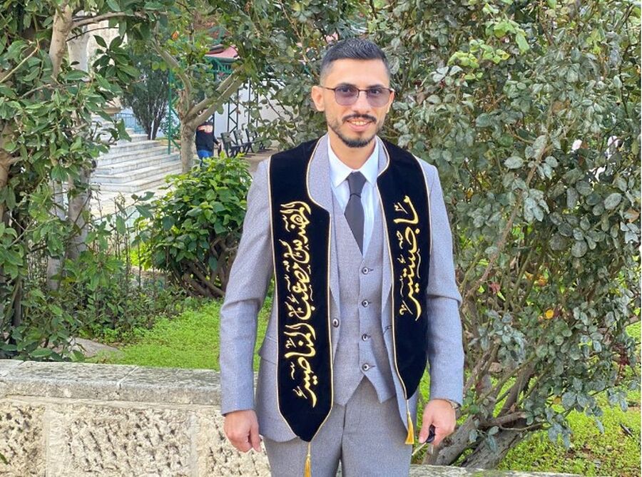 الماجستير للمهندس مصعب المناصير (صور)