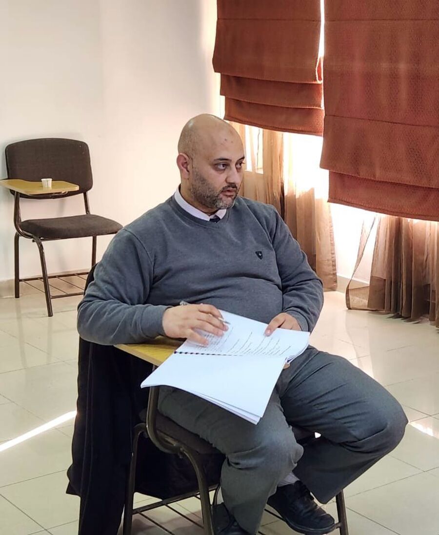 طارق الغباشنه يهنئ عبيده بني ياسين..