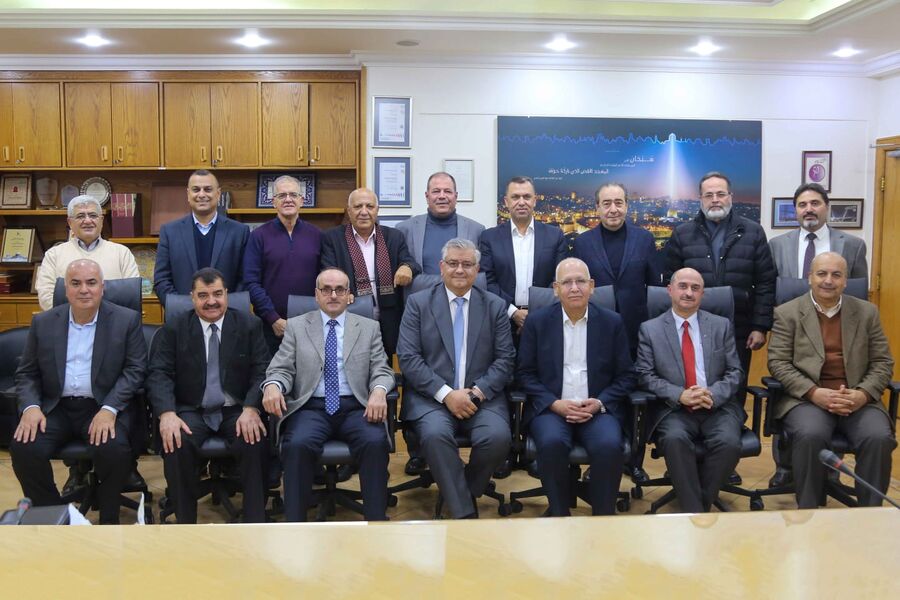 نقابة المهندسين تكرم الهيئة الادارية لجمعية