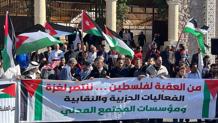 المسيرات تعم الأردن دعما لأهل غزة