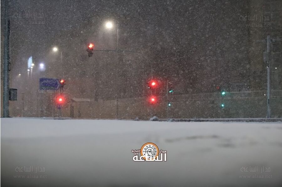 الاردن.. عاصفة ثلجية أو ثلوج شاملة