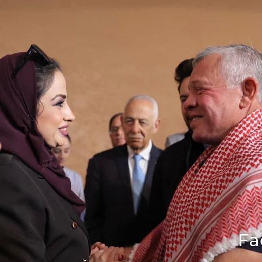 سناء حوامده تهنئ الملك بعيد ميلاده