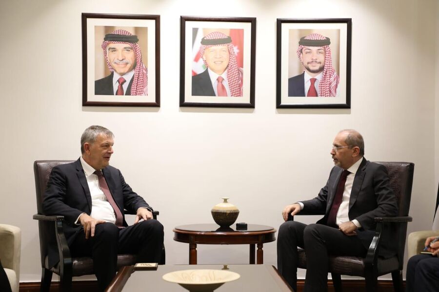 الصفدي يستقبل فيليب لازاريني