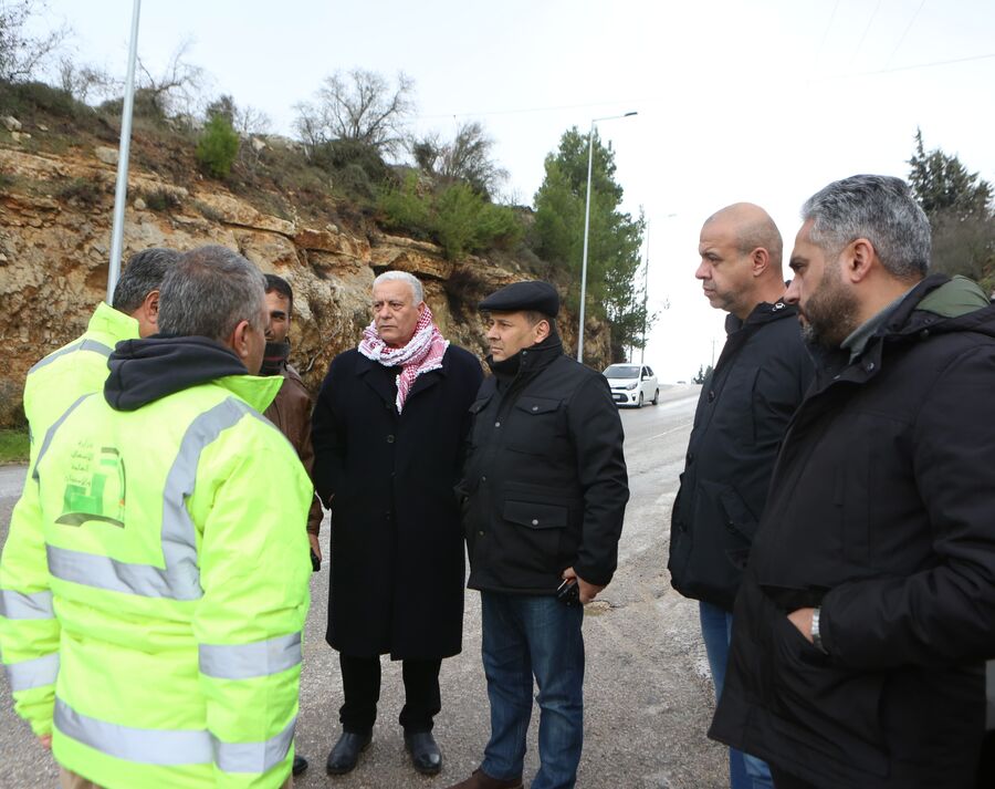 أمين عام الأشغال يتفقد عمل الفرق