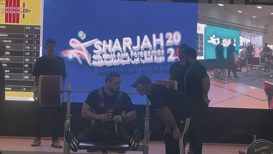 رقم عالمي جديد للاعب منتخبنا البارالمبي