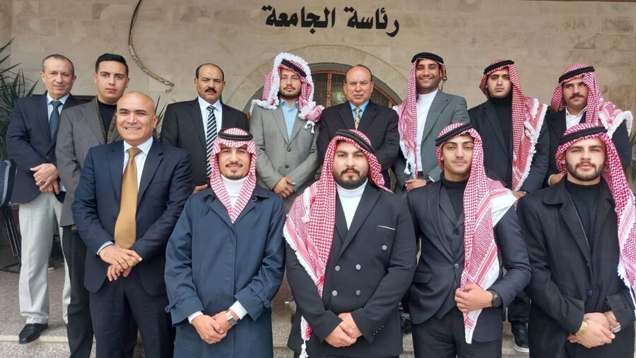 مبادرة نشامى جامعة جرش تبارك للمنتخب