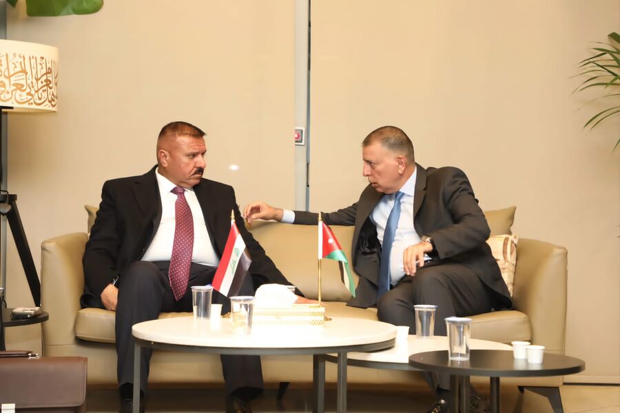 الفراية يستقبل نظيريه العراقي واللبناني