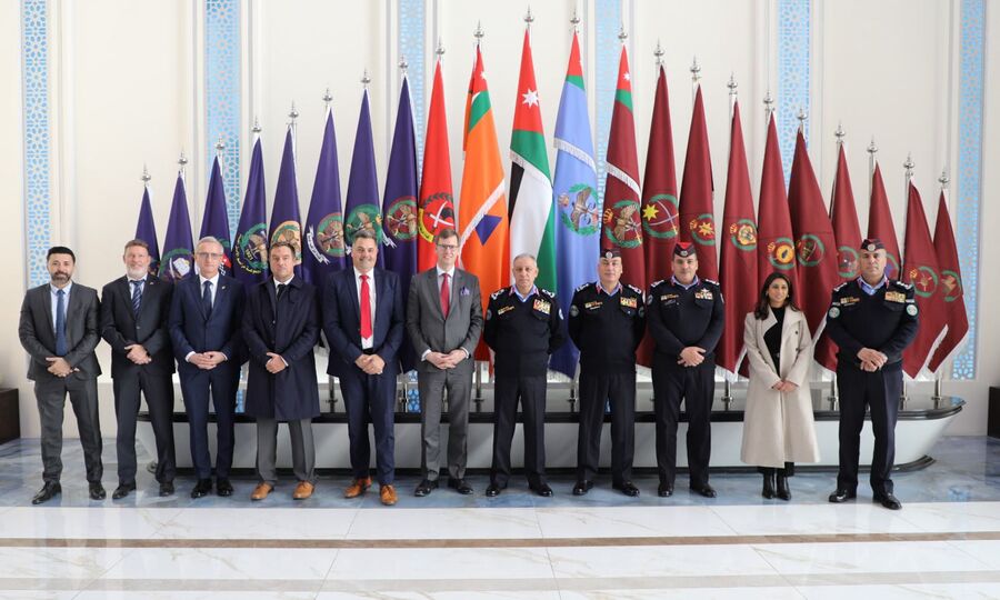 مدير الأمن العام يستقبل السّفير الألماني،