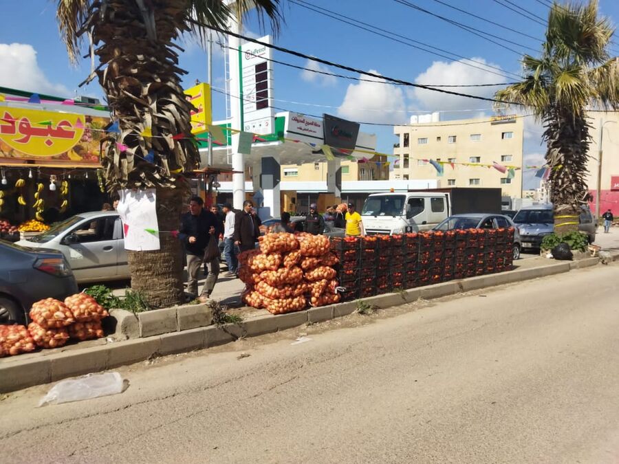 حملة لإزالة الاعتداءات على الطرق والأرصفة