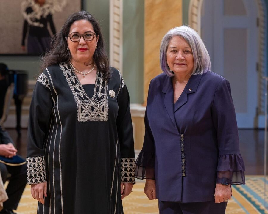 صباح الرافعي تقدم أوراق اعتمادها سفيرة