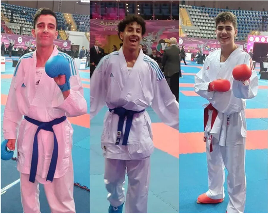 3 ذهبيات لمنتخب الكراتيه في بطولة