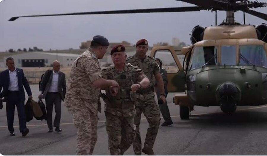 شاهد.. الملك عبدالله الثاني في عمليات