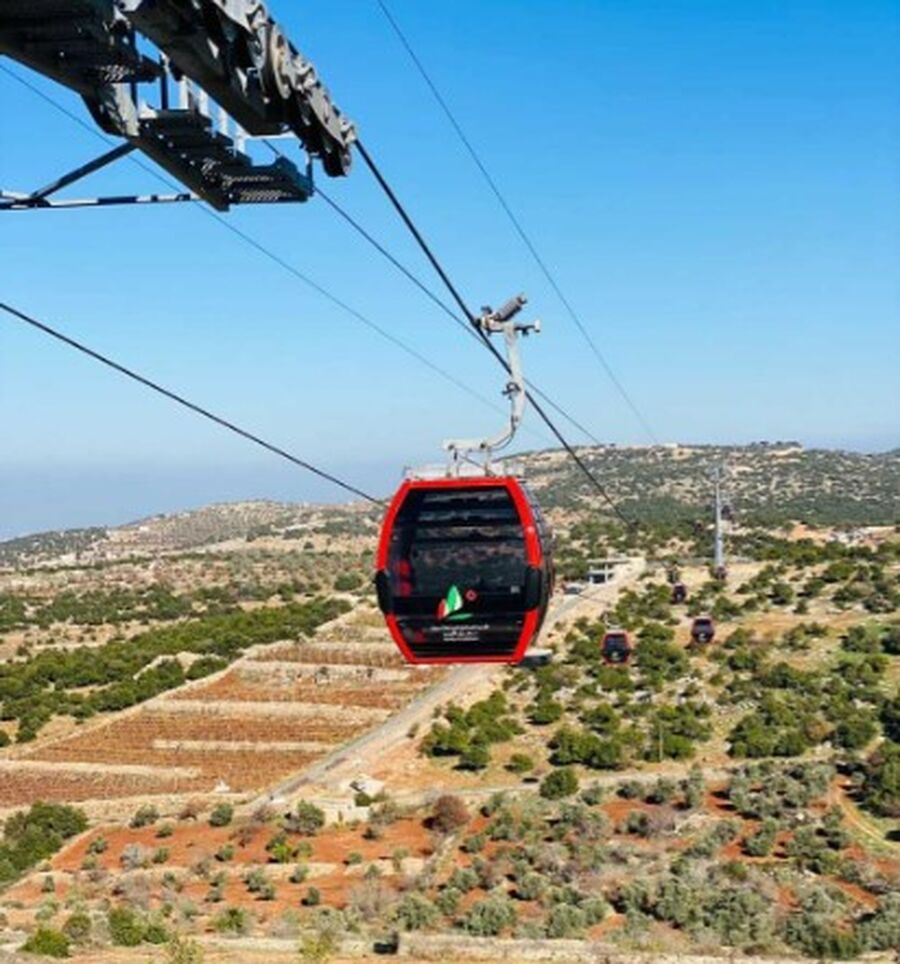 توقف استقبال الزوار في تلفريك عجلون