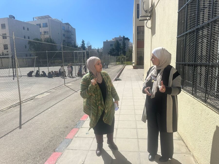 الوريكات تزور مدارس في لواء وادي