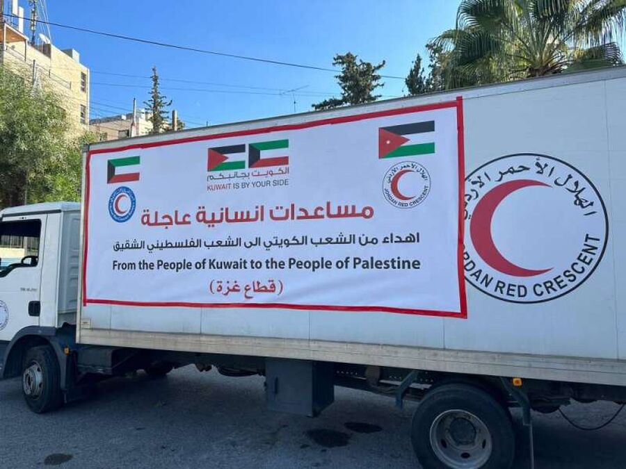 الأردن ينفذ إنزالا جويا لمساعدات طبية