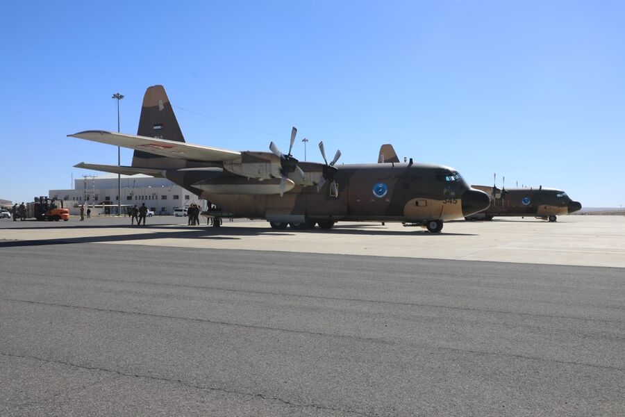 طائرات تابعة لسلاح الجو الملكي الأردني