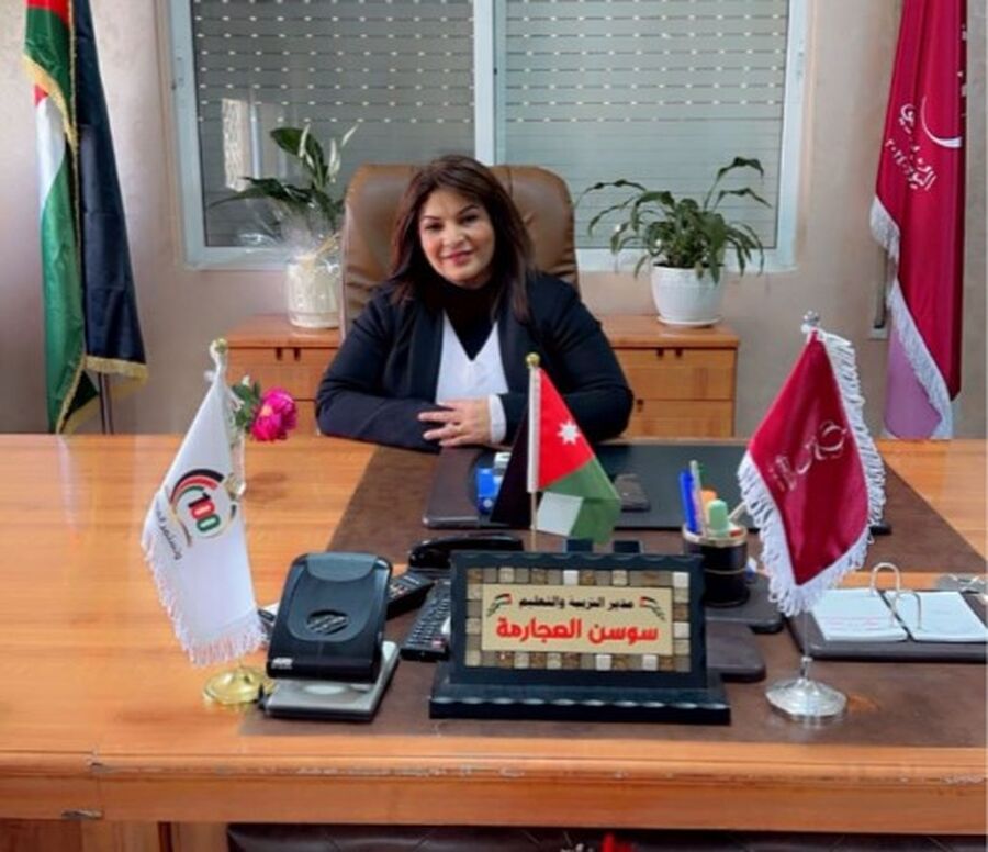 العجارمة تباشر عملها قائما بأعمال مدير