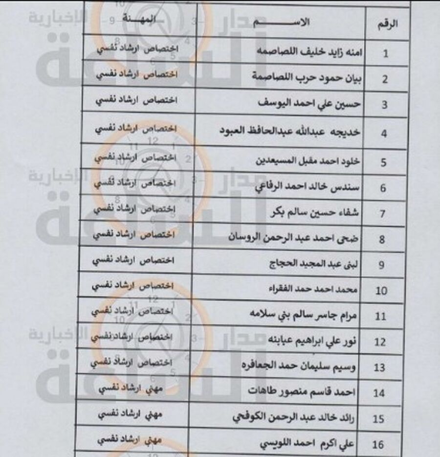 وزارة الصحة تعلن امتحان مزاولة مهنة