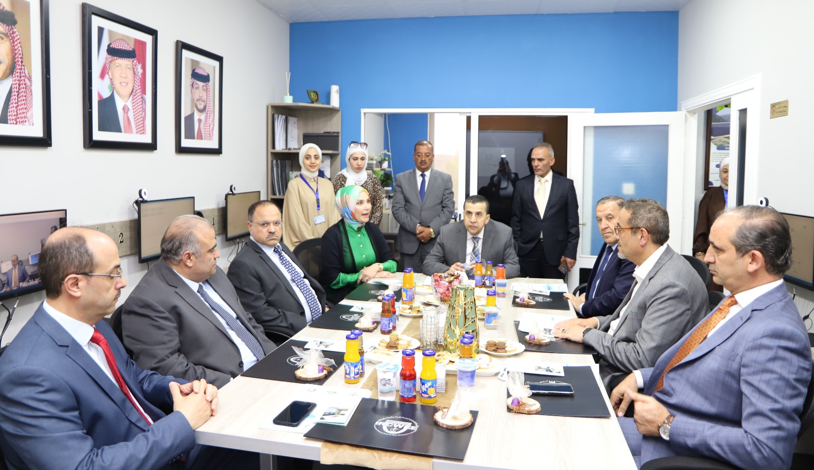 رئيس جامعة البلقاء التطبيقية يفتتح مختبر