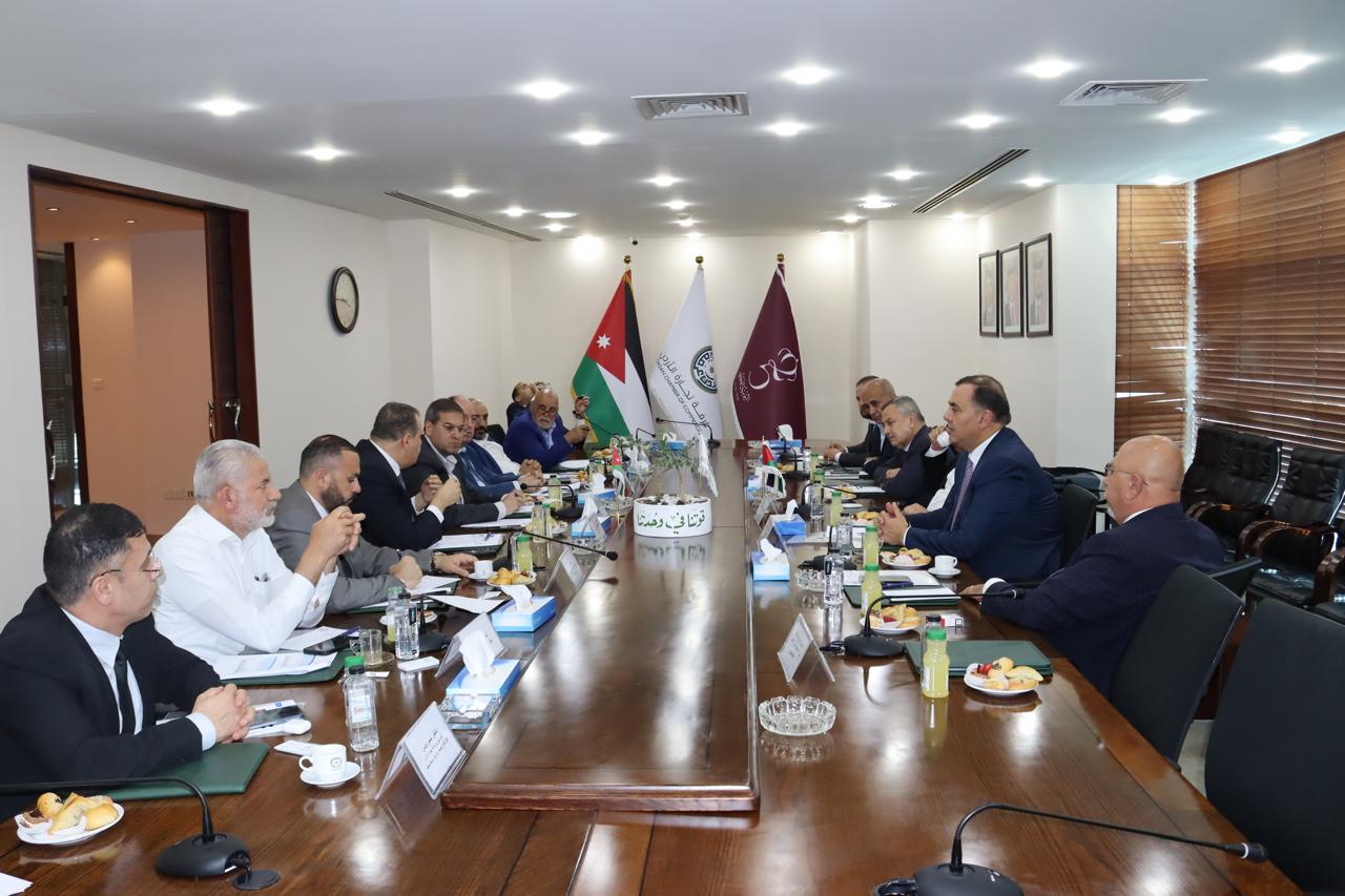 الأردن وفلسطين يبحثان زيادة التبادل التجاري