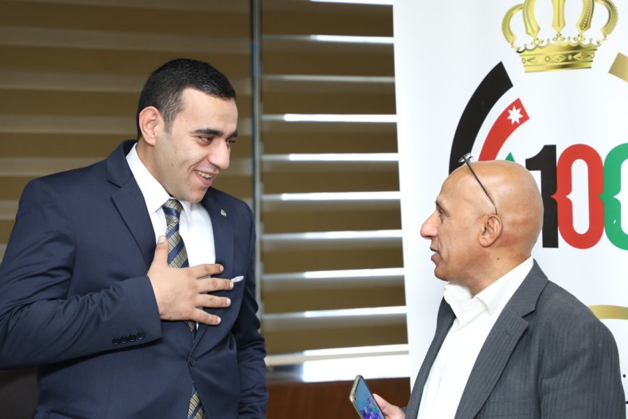 تقي مهيدات يهنئ فايز الجبور