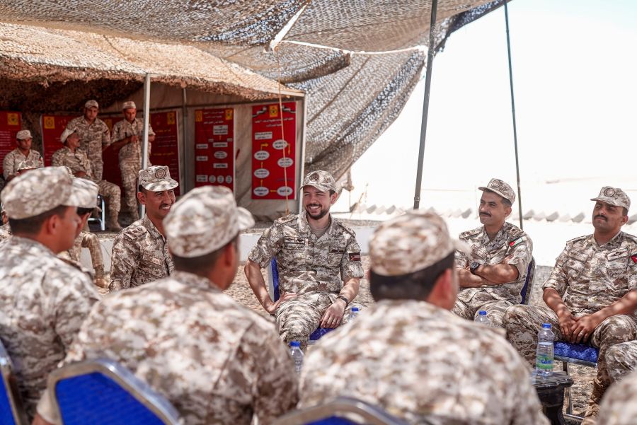 ماذا قال ولي العهد الامير الحسين