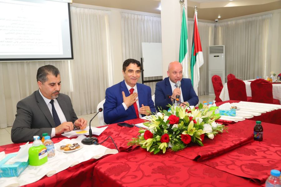 الشلبي يحاضر بجامعة البترا عن الرؤية