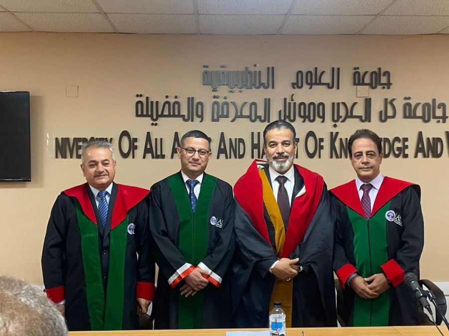 غـازي الـعربيات.. مبارك الماجستير في تخصص