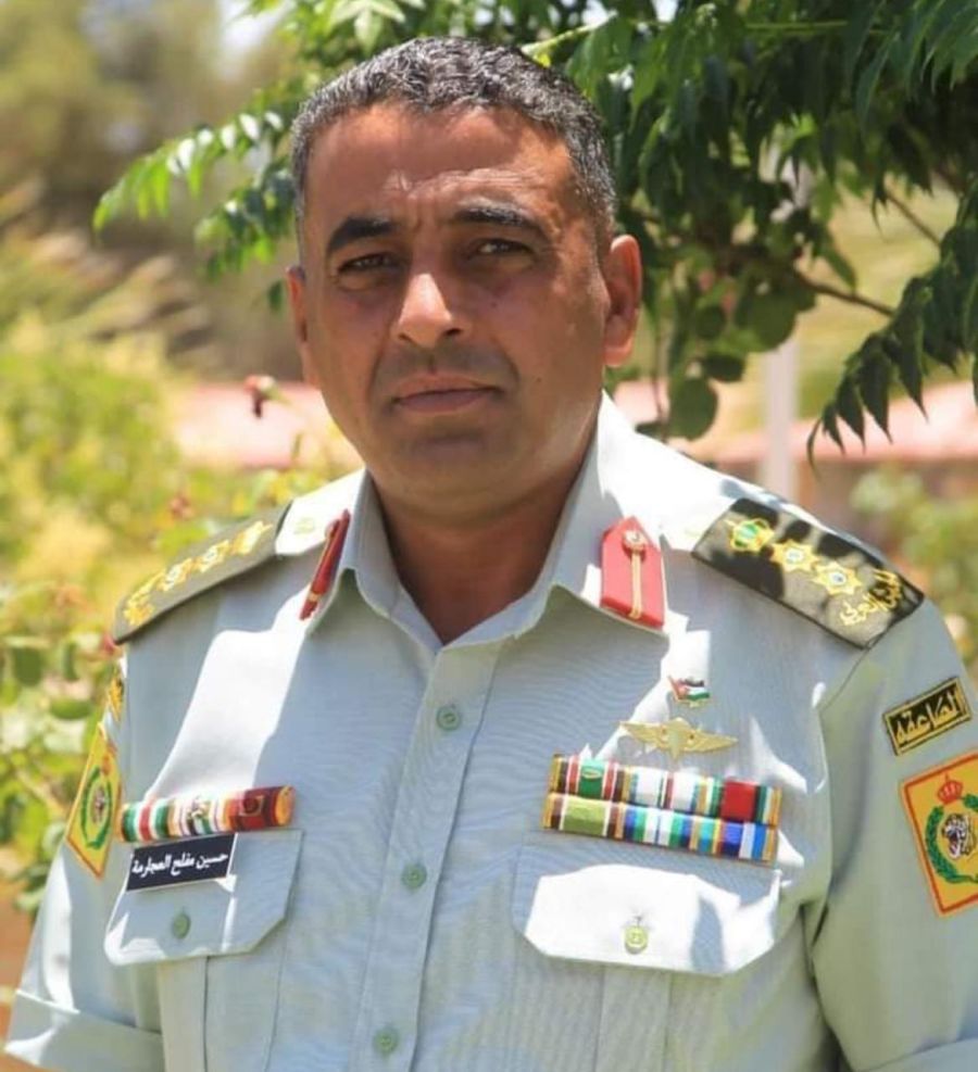 العقيد الركن حسين العجارمة.. مبارك الماجستير