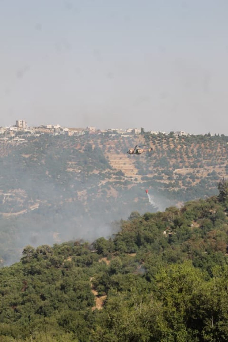 محافظ عجلون : العمل جار لاخماد