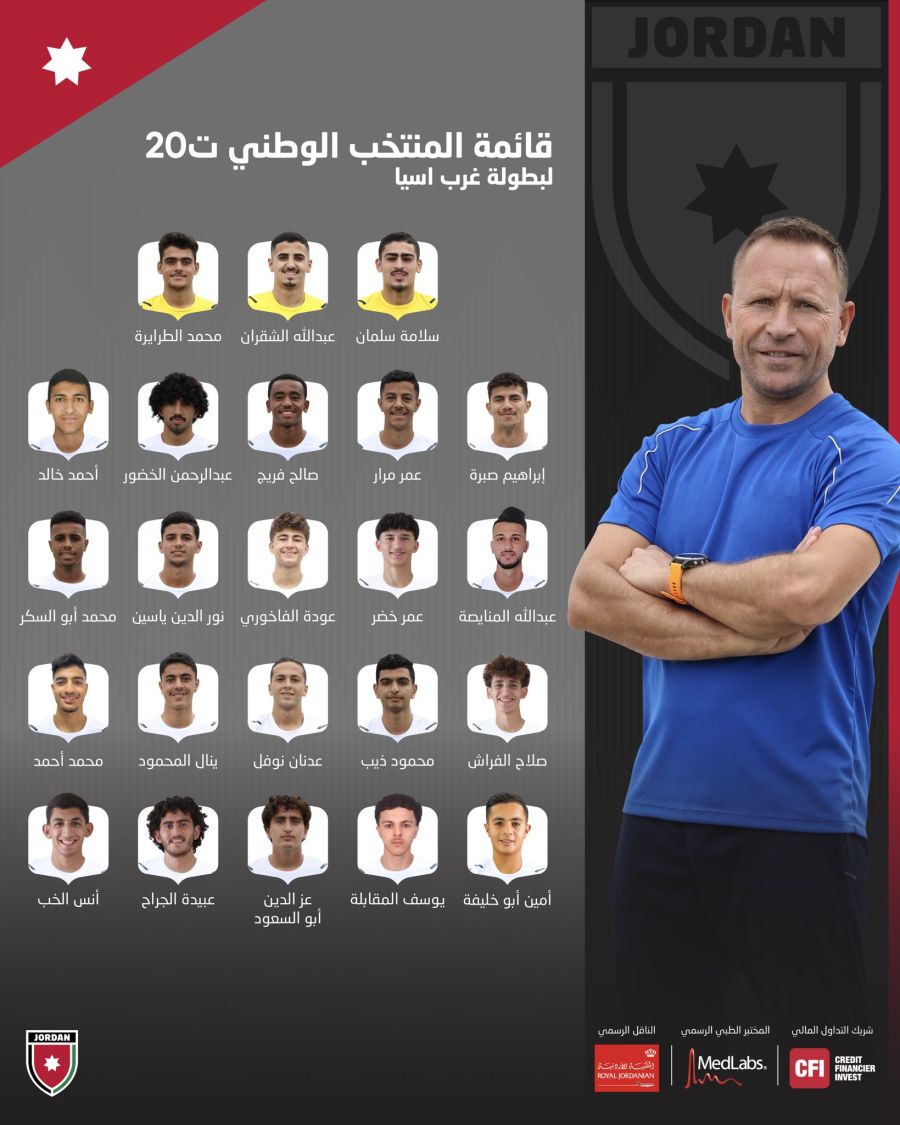 منتخب سن 20 يختار 23 لاعبا