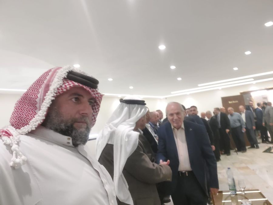 الزعبي والحديدي.. نسايب (صور)