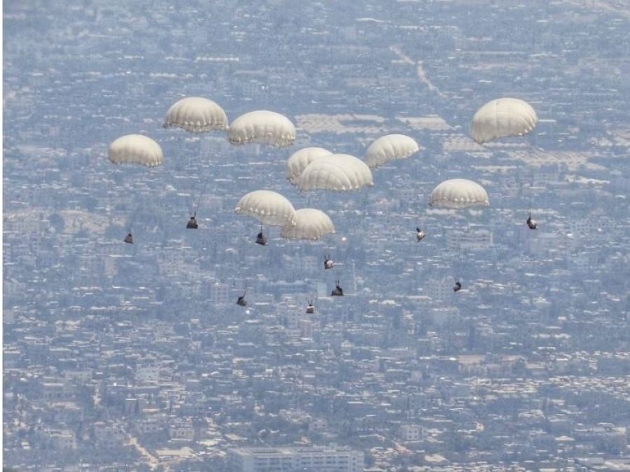 القوات المسلحة الأردنية تنفذ إنزالين جويين