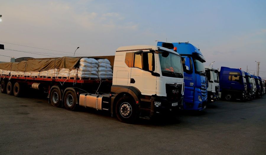 الأردن: عبور 32 شاحنة مساعدات جديدة