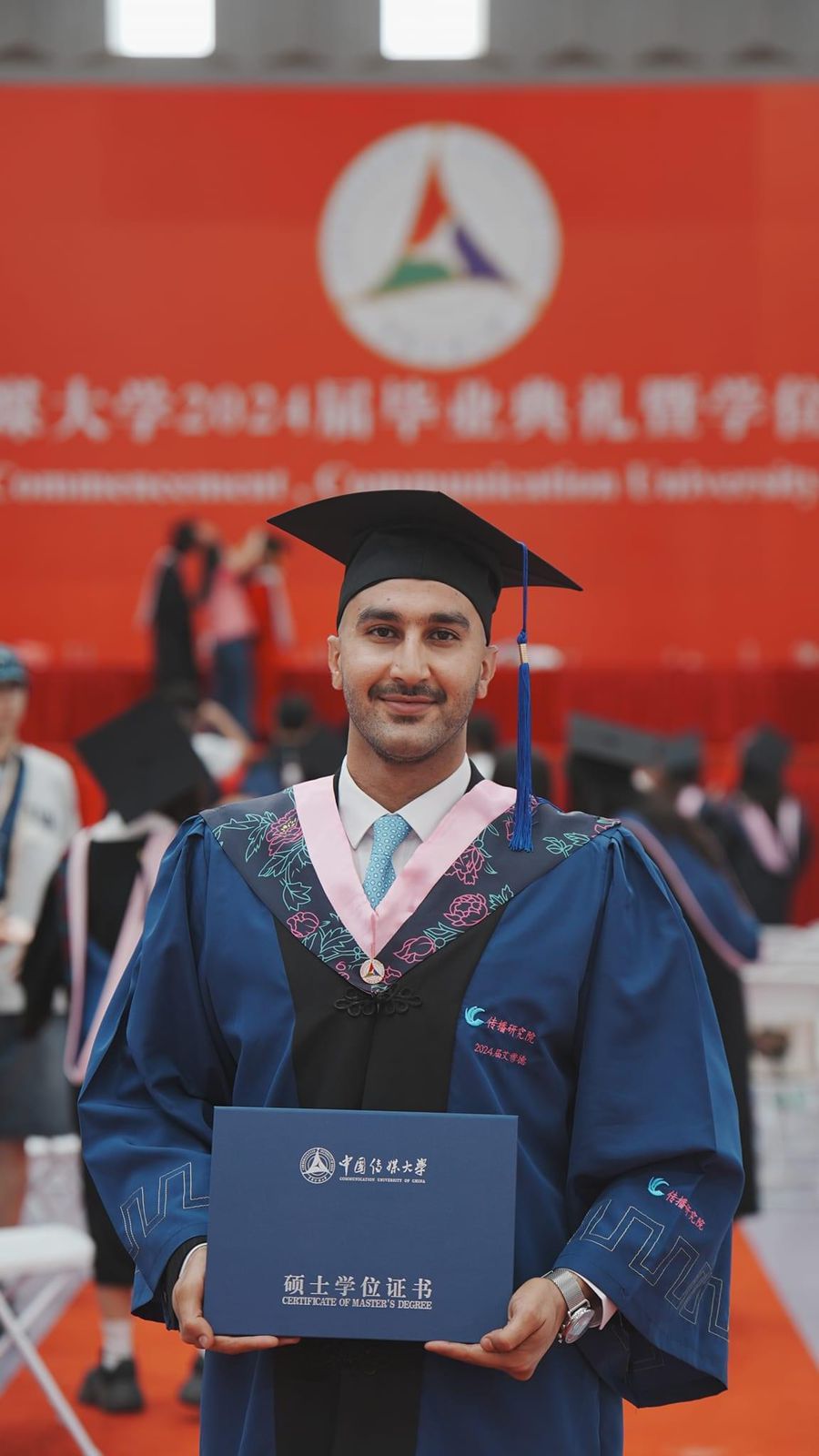 محمد الضمور.. مبارك الماجستير