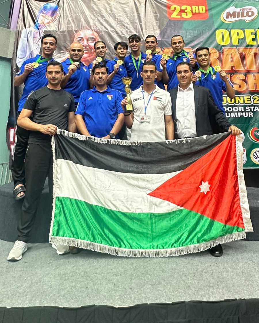 فريق الأمن العام للكراتيه يحصد الذهب