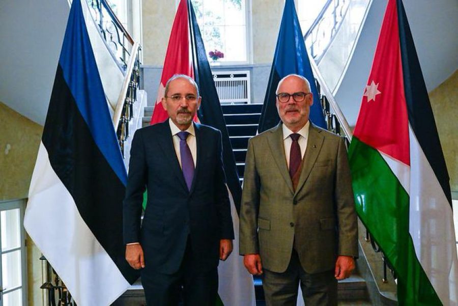 الرئيس الأستوني يستقبل الصفدي