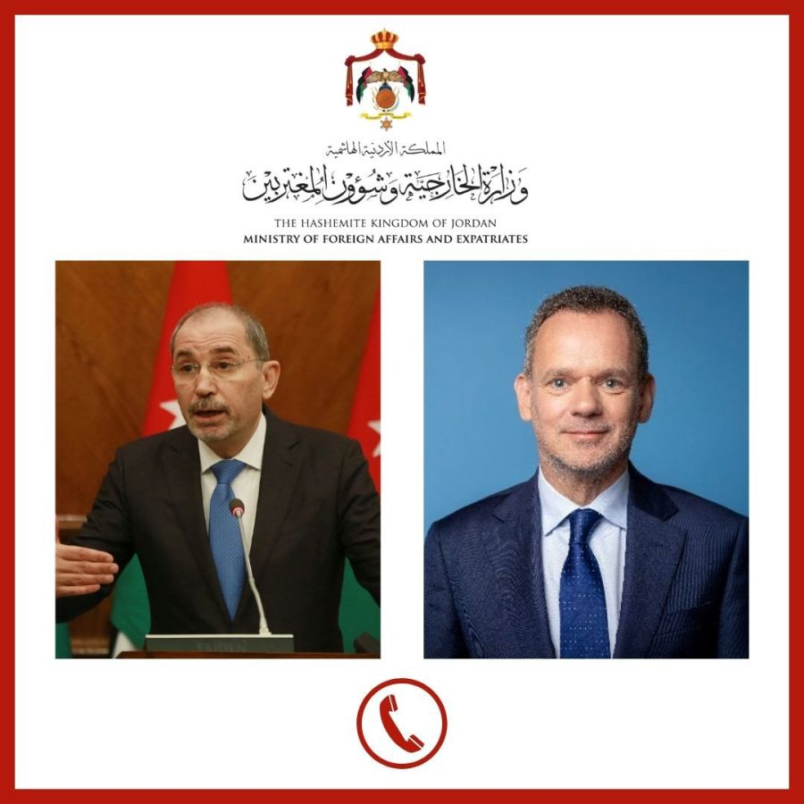 الصفدي لـ وزير خارجية هولندا: الأردن