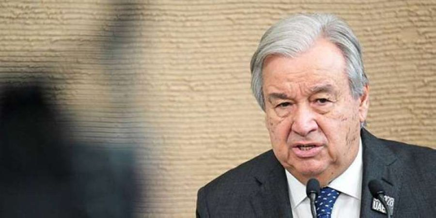 غوتيريش يحذر من أن البشرية ضحية