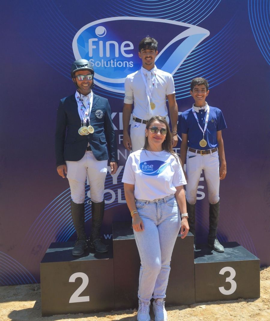 الفارس عبدالله شادي الحوراني بطل فئة