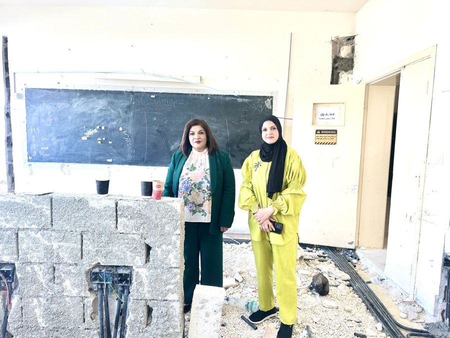 العجارمة تتفقد التدريب العملي الصيفي وأعمال