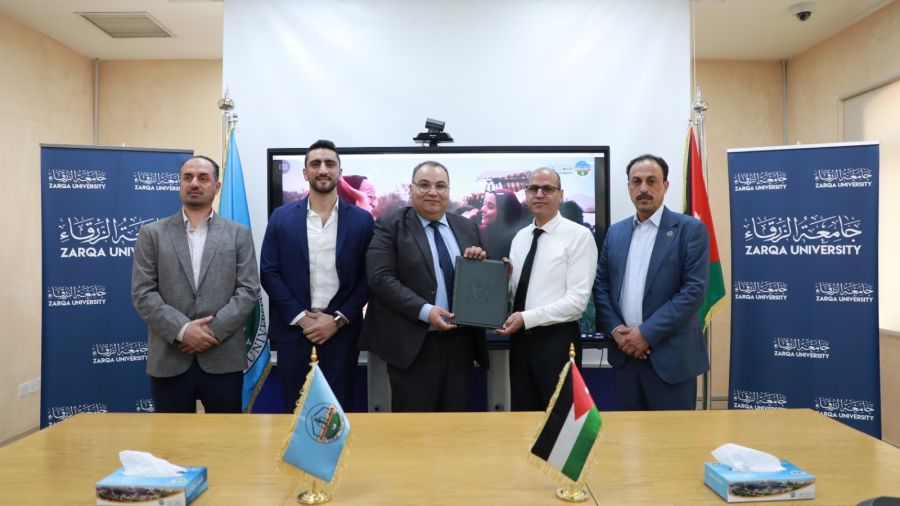 جامعة الزرقاء توقع اتفاقية نشر أبحاث