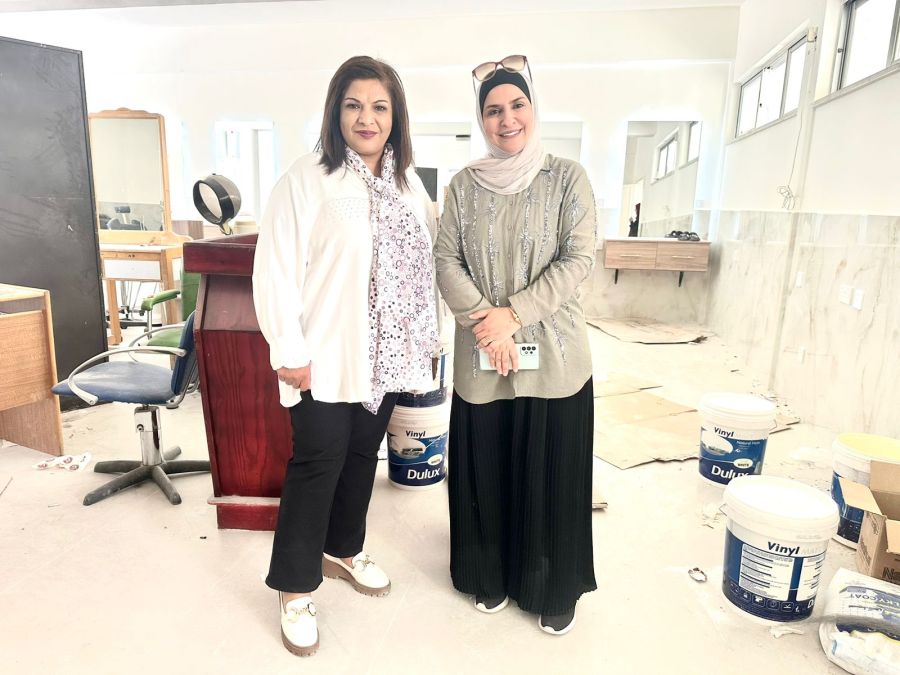 العجارمة تتفقد أعمال الإنشاءات والتوسعة لتخصصات