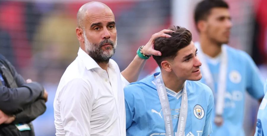 جوارديولا: ألفاريز لم يكن سعيدا في