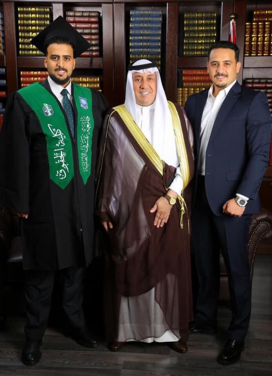 عبد الرحمن القيسي يهنئ نهار النهار