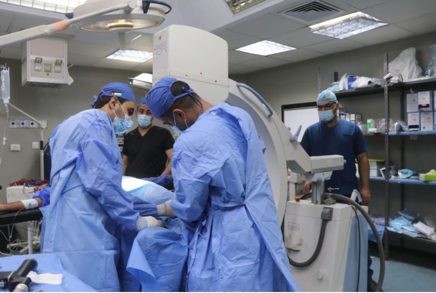 المستشفى الميداني الأردني غزة 79 يستقبل