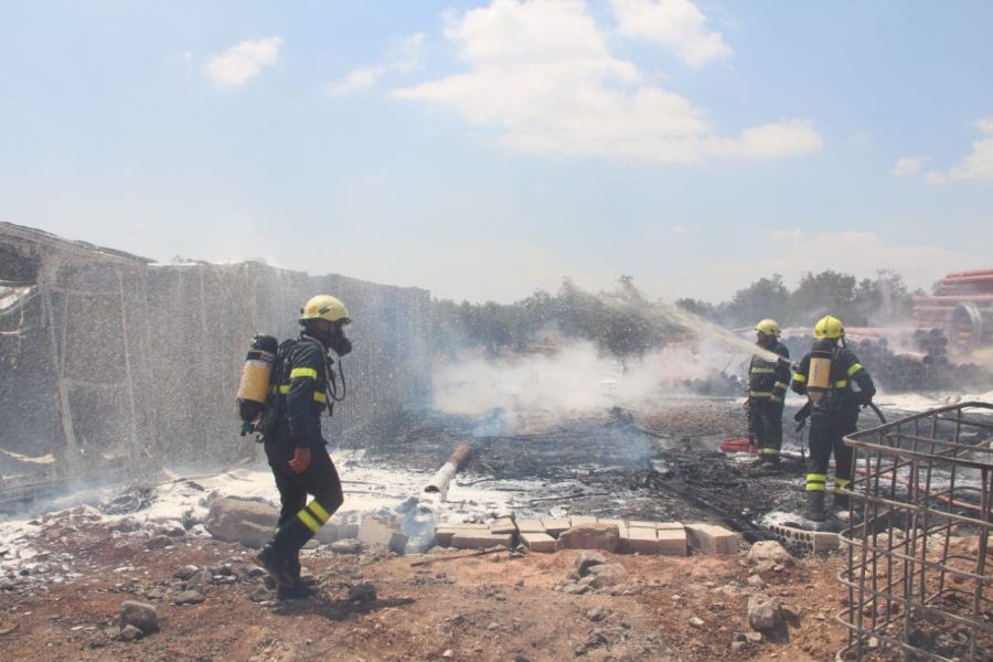 الدفاع المدني يتعامل مع ٣١٨ حريق