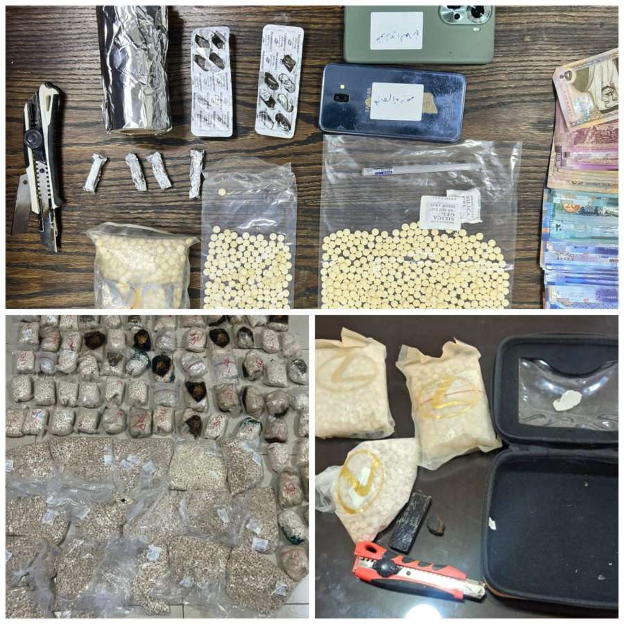 المكافحة تحبط 4 عمليات تهريب وتضبط